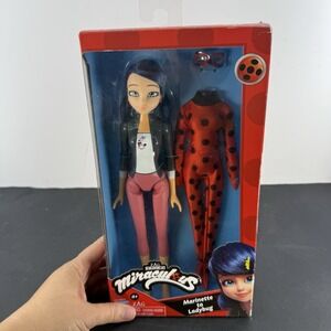 Zag HeroeZ Miraculous Marinette to Lady Bug Doll and Outfit Playmates New RARE!